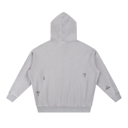 ACID WASH PANEL HOODIE