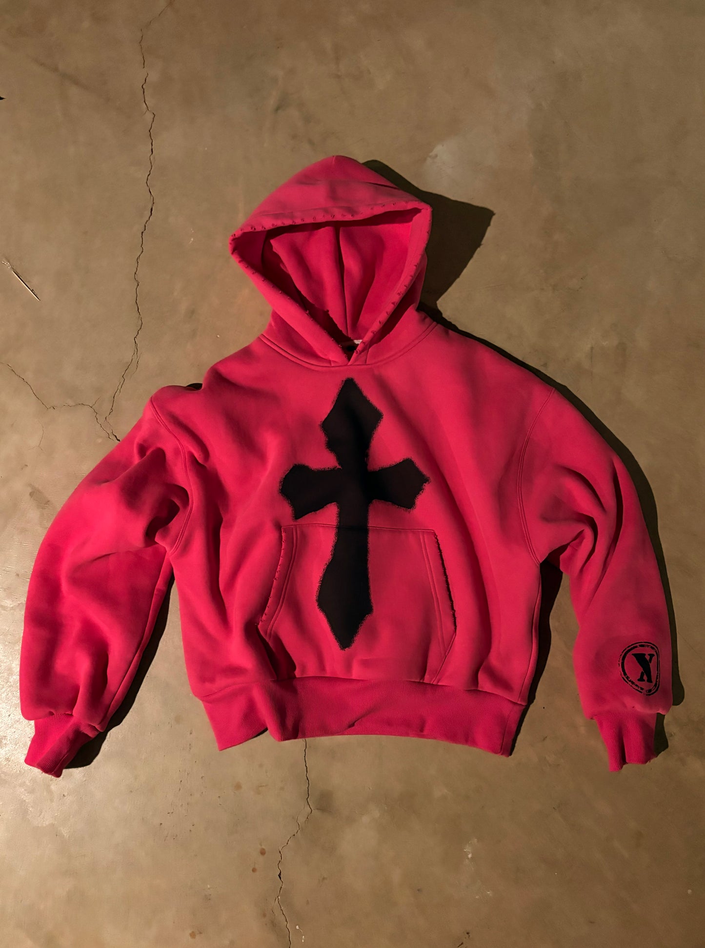 PINK PRJCTX CROSS HOODIE