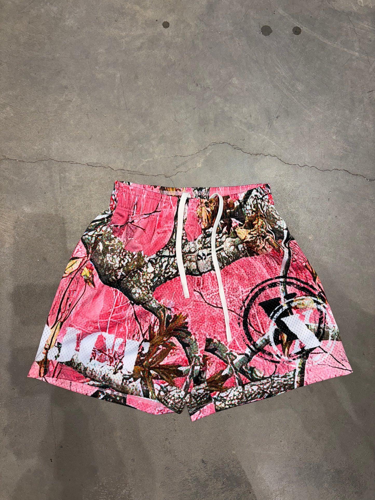 PINK CAMO PRJCTX SHORTS