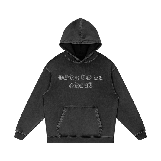 BORN TO BE GREAT HOODIE (BLACK)